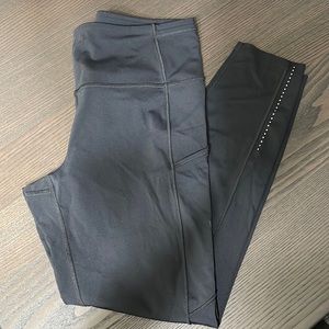 Lululemon - Fast & Free HR Tight 25” - Black - Size 10